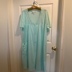 Vintage Danni Mint Green Nightgown - Size X